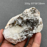 Natural Calcite Pyrite Ore Specimen Quartz Crystal Gemstone
