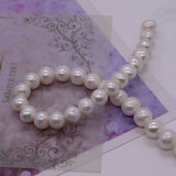 Natural Freshwater Pearls Round Beads Jewelry DIY Necklace Earrings Bracelet