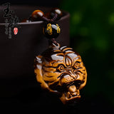 Tiger Eye Jade Pendant Necklace - Zodiac Tiger