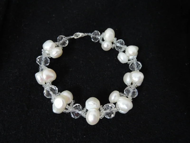Natural Freshwater Pearl Bracelet with Clasp