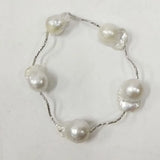Natural Freshwater Pearl Bracelet, Big or Baroque Pearls