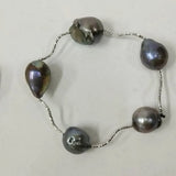 Natural Freshwater Pearl Bracelet, Big or Baroque Pearls