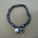 Black Freshwater Pearl Bracelet