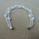 Freshwater Pearl Bracelet with Magnet Closer