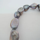 Baroque Pearl Bracelet with Crystal Accent