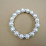 Freshwater Pearl Bracelet with Crystals - Elegant Jewelry Accessory