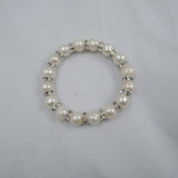 Freshwater Pearl Bracelet with Crystals - Elegant Jewelry Accessory