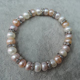 Freshwater Pearl Bracelet with Crystal Accessories