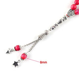 Natural Agate Stone Tesbih Islamic Prayer Beads Tasbih Muslim 8mm Beads