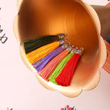 100 pcs 6 Cm Silk Tassel Anti-Fold Earring Material