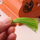 100 pcs 6 Cm Silk Tassel Anti-Fold Earring Material