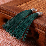 100 pcs 6 Cm Silk Tassel Anti-Fold Earring Material