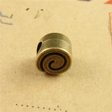 100 pcs Antique Bronze/Silver Loose Beads for Jewelry Making