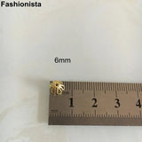 100 pcs Brass Filigree Bead Caps 6mm Silver Raw Brass Metal Hollow Flower Beads