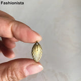 100 pcs Detailed Leaf Charms - DIY Jewelry Supplies
