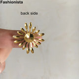 100 Gold Filigree Flower Bead Caps 25mm