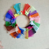 100 pcs/Lot Multicolor Organza Jewelry Bags Drawstrings Gift Package Bags