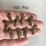 100 pcs Antique Bronze Parrot Pendant 8*20mm Bird Charms for Jewelry DIY