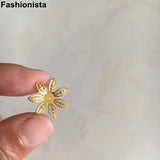 100 pcs Metal Stamping Filigree Flowers Bead Cap 17mm DIY Crafts