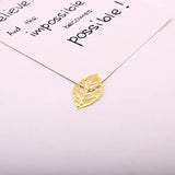 100 pcs Leaf Metal Flower Pendant Charm DIY UV Resin Necklace Kit