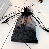 100 pcs Drawstring Organza Bag Wedding Candy Jewelry Packaging 5x7cm 7x9cm