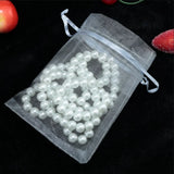 100 Gray Organza Gift Bags 5x7 Drawstring Wedding Candy Jewelry Packaging