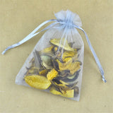 100 Gray Organza Gift Bags 5x7 Drawstring Wedding Candy Jewelry Packaging