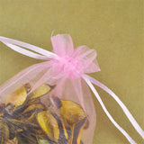 100 pcs Pink Organza Bag Wedding Candy Jewelry Packaging Display Gift Bag