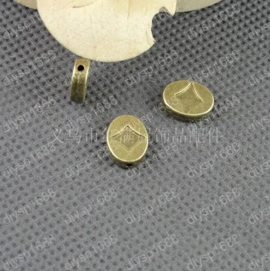 100 pcs Antique Bronze Poker Box Charms Pendants 12*9MM JJA2611