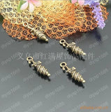 100 pcs Antique Bronze Plated Umbrella Charms Pendants