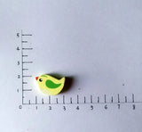 100pcs Children Cartoon Wooden Beads Mix Birds Accessory Parts