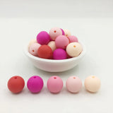 100pcs Silicone Beads Baby Teething Chewed Safe Silicone Beads