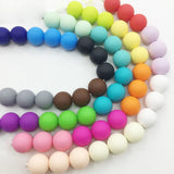 100pcs Silicone Beads Baby Teething Chewed Safe Silicone Beads