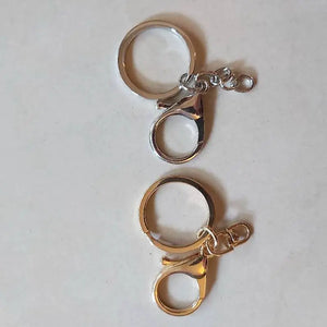 Metal Key Rings Doll Necklace Key Chains - 100 Pieces/Lot