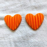 100 30mm Acrylic DIY Square Heart Bead Stickers for Jewelry Making