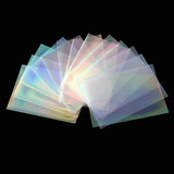 100 Broken Gems & Glass Flashing Card Film Sleeves 61x88mm/65x90mm