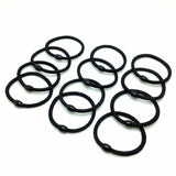 100 Elastic Leather Hair Bands for Accessories
