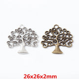 100 Retro Tree Pendant DIY Jewelry Making