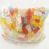 100pc Colorful Acrylic Bear Beads DIY Bracelet Jewelry Making 2021