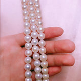 Natural Freshwater Pearl Round Beads for DIY Necklace