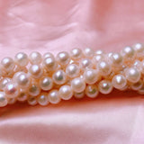 Natural Freshwater Pearl Round Beads for DIY Necklace