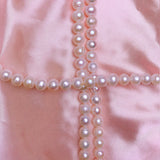 Natural Freshwater Pearl Round Beads for DIY Necklace