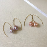Genuine 14k Gold Filled Freshwater Pearl Earrings