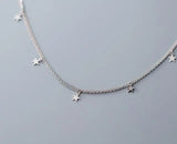 925 Silver Double-Layer Star Pendant Necklace