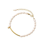 925 Sterling Silver Baroque Twist Chain Bracelet