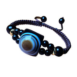 100% Real Dzi Agate Bracelet Natural Texture Dzi Jade Bracelet
