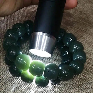 Natural Hetian Green Jade Bracelet Bangle Beads Jadite Jade Bracelets