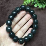 Natural Hetian Green Jade Bracelet Bangle Beads Jadite Jade Bracelets