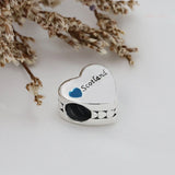 100% Silver Scotland Love Enamel Charm for DIY Bracelet