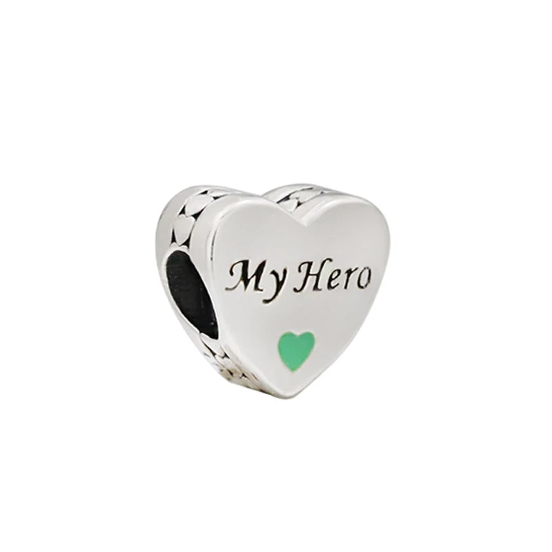 100% Silver Scotland Love Enamel Charm for DIY Bracelet